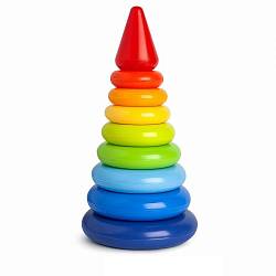 Пирамида - Классика, 27 см (Рославльская игрушка, 9222) - миниатюра